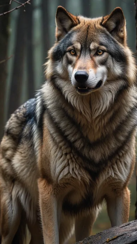 scary wolf