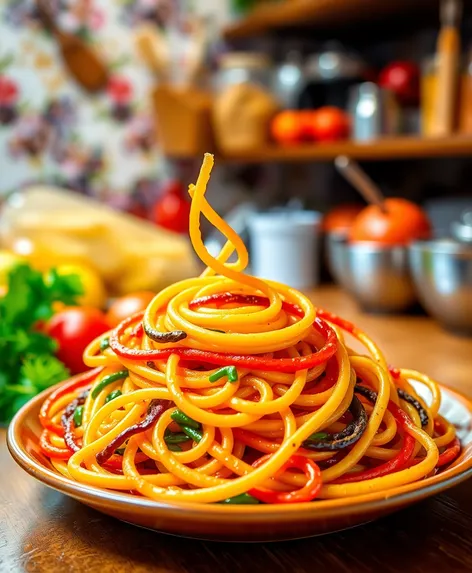 swirly pasta