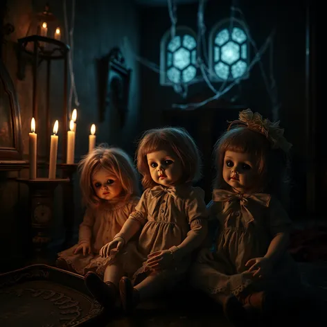 creepy porcelain dolls