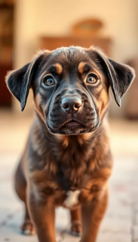 chocolate lab mix with