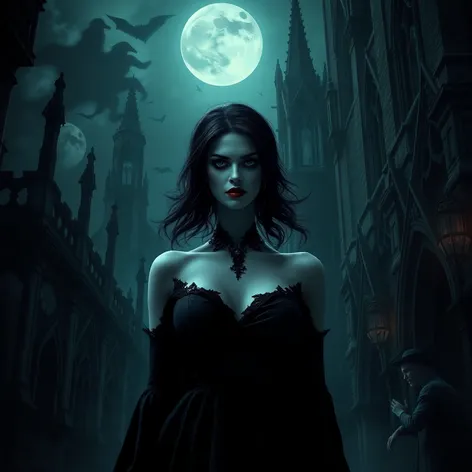 vampire woman art