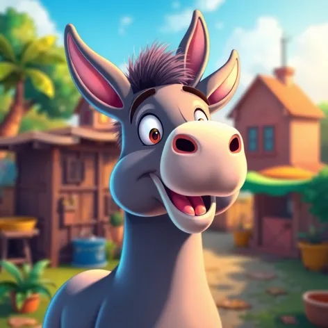 laughing donkey