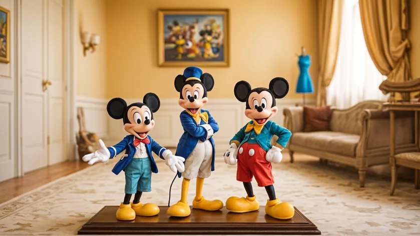 One-to-one figures of Mickey