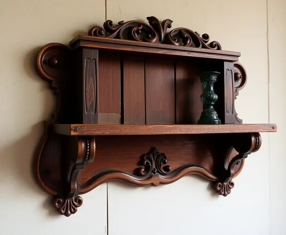 vintage wall shelf