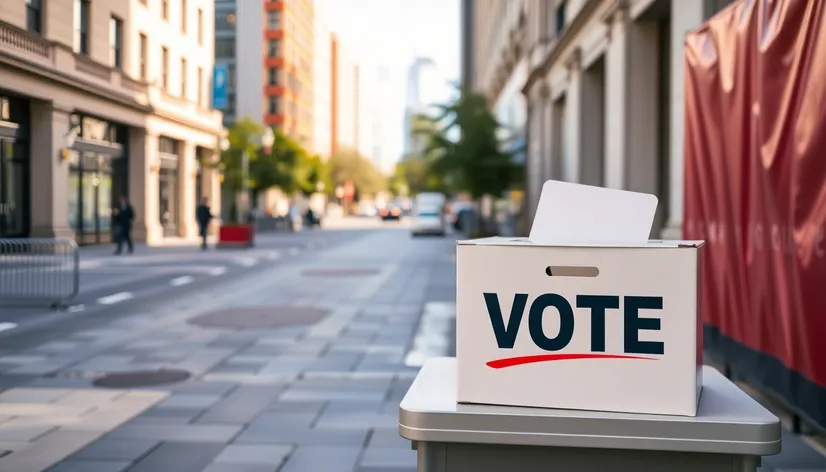 ballot drop box near