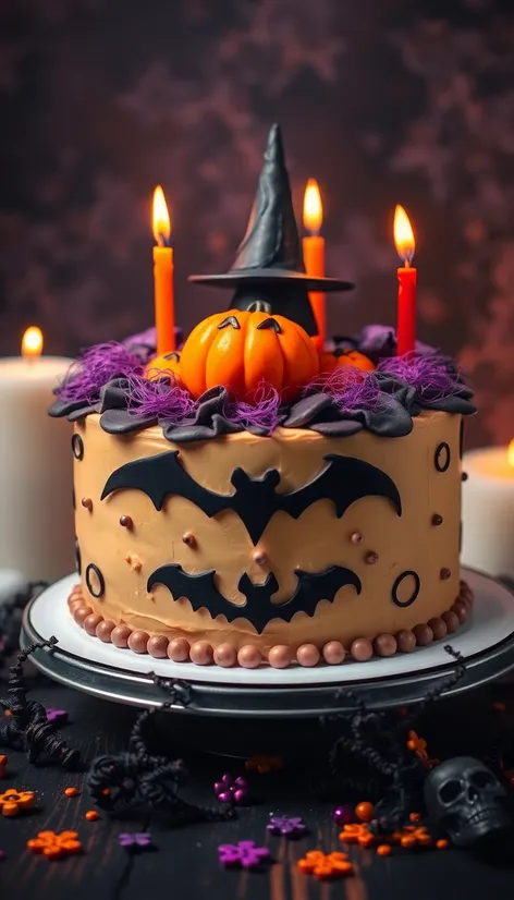 halloween birthday cake