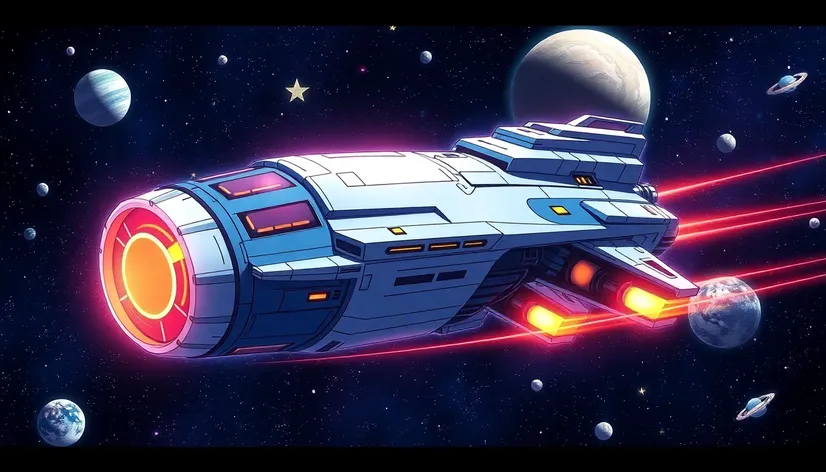 anime space ship