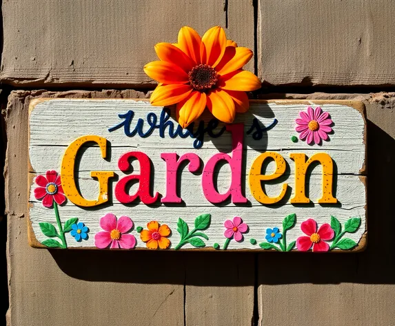 garden sign