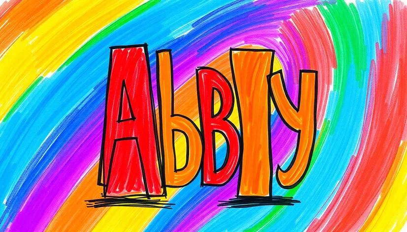 abby drawing lettter