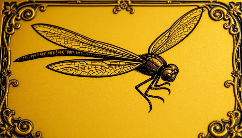 medieval illumination dragonfly