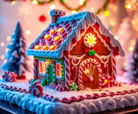 gingerbread house coloring page