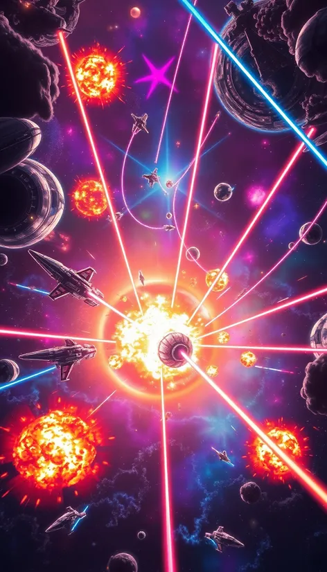 epic space battle