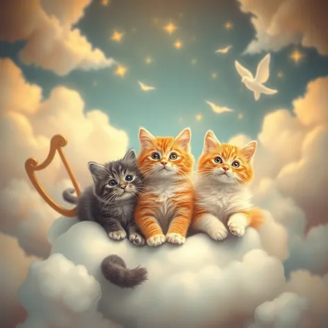 cats in heaven images