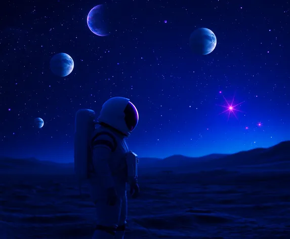 lonely astronaut wallpaper