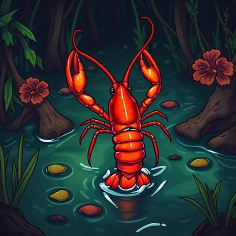 crawfish clipart