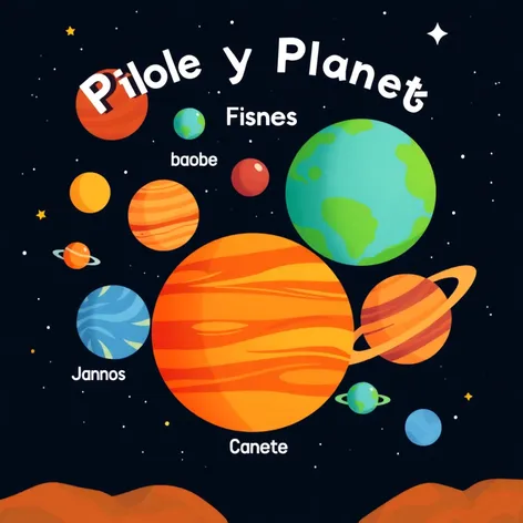 los planetas con sus