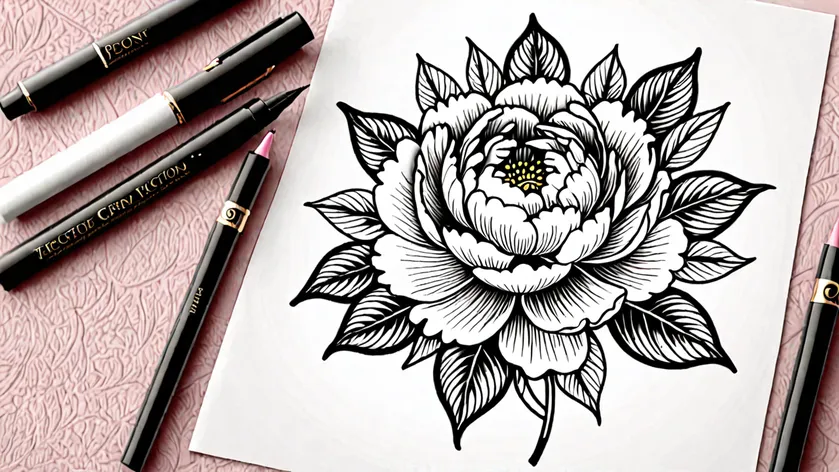 peony tattoo