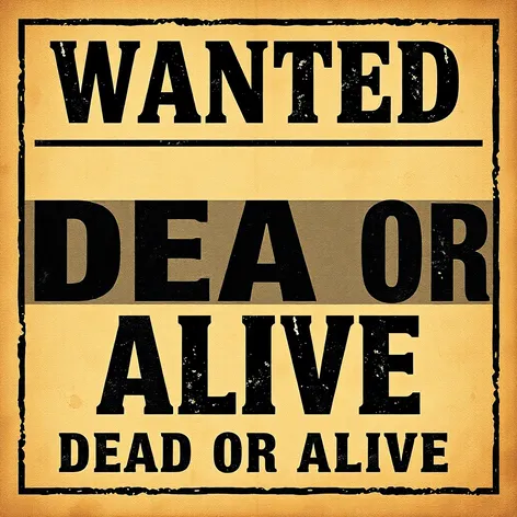 wanted dead or alive