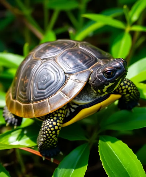 black breasted leaf turtle