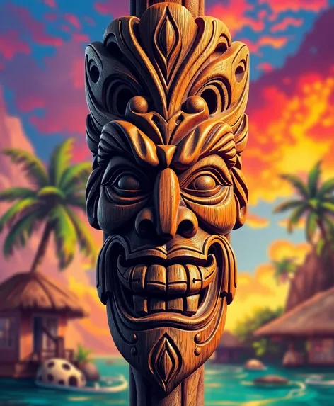 tiki head