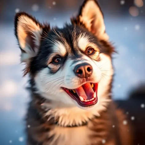 husky smile