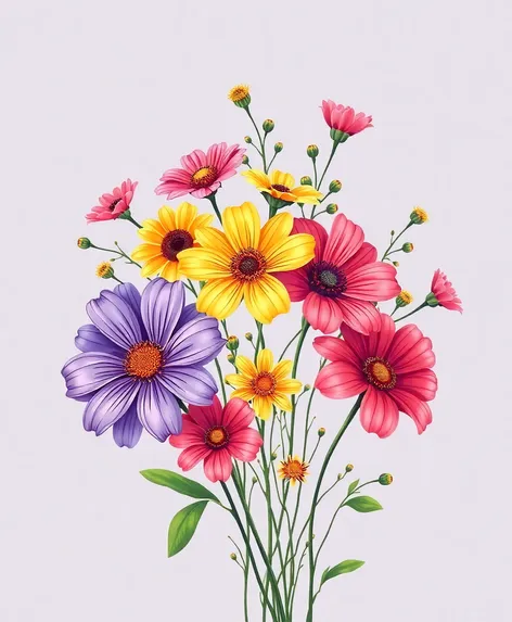 flowers in vector