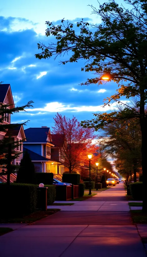 suburban street image side