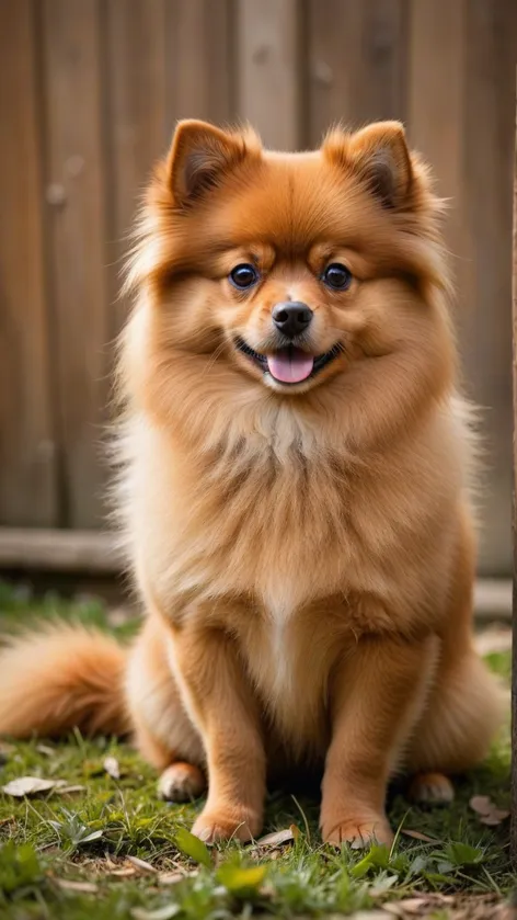 brown pomeranian