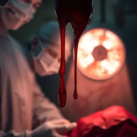 hyper realistic blood