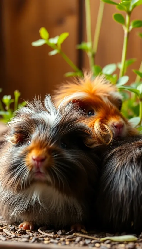 long hair guinea pigs