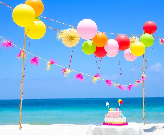 happy birthday beach images