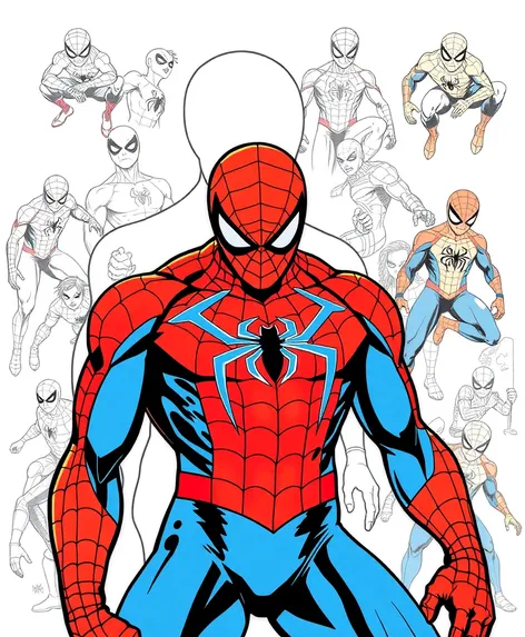 outline drawing of spider