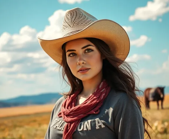 cow girl hat