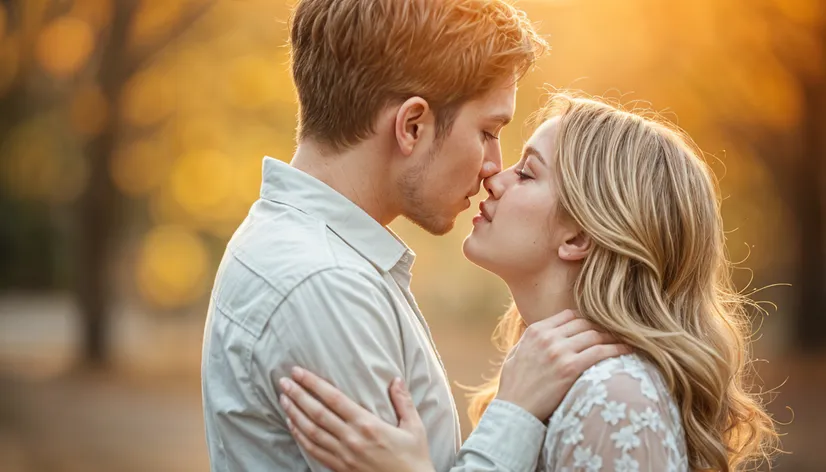 Two friends kissing each