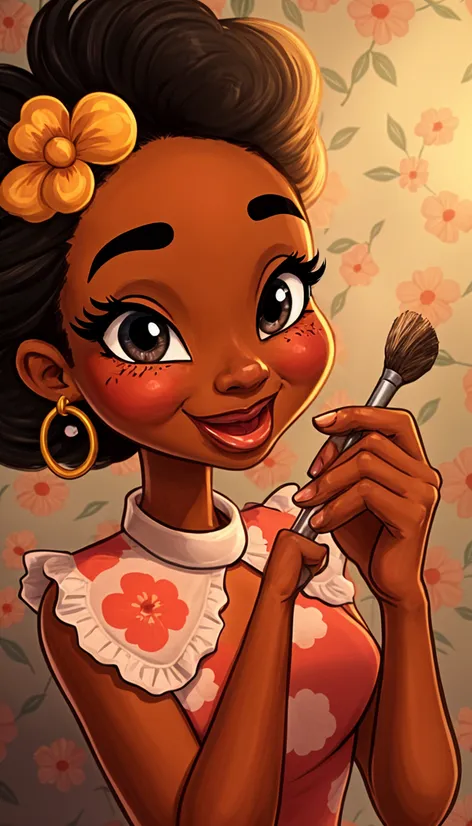 African American cartoon character