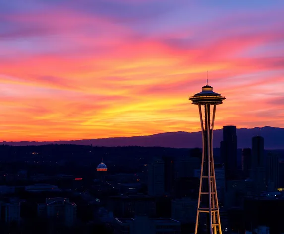 seattle washington sunset