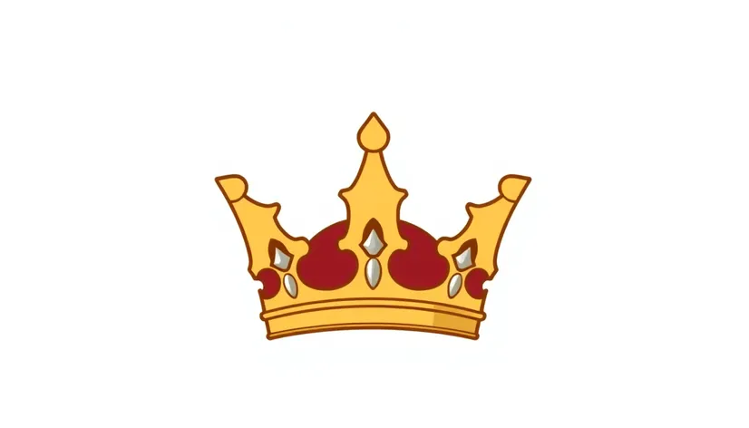 short king crown clipart