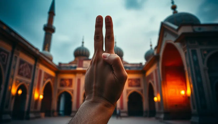 zoroastrian hand signal