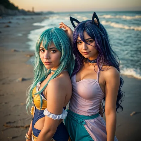 Cosplayer cey_lazuli ve aldrean