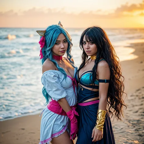 Cosplayer cey_lazuli ve aldrean