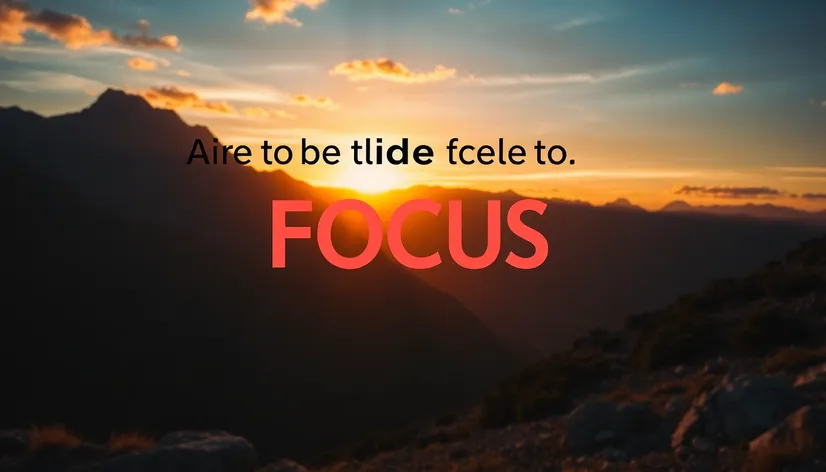 quotes about focus