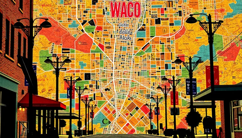 map of waco texas