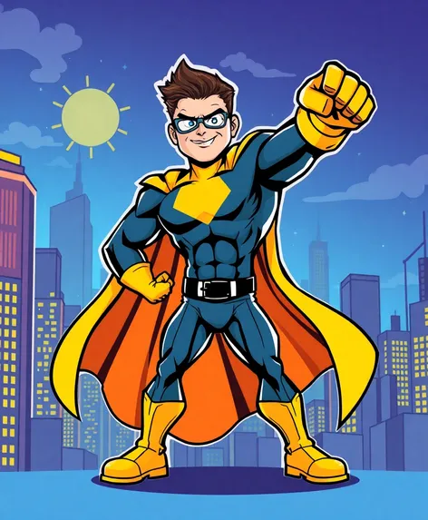 superhero cartoon