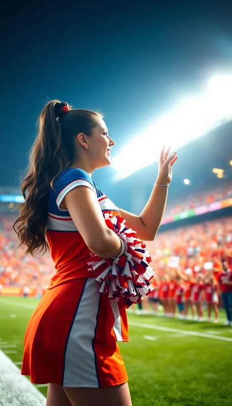 teenagers cheerleader