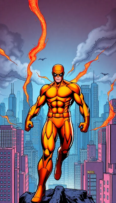 orange superhero marvel