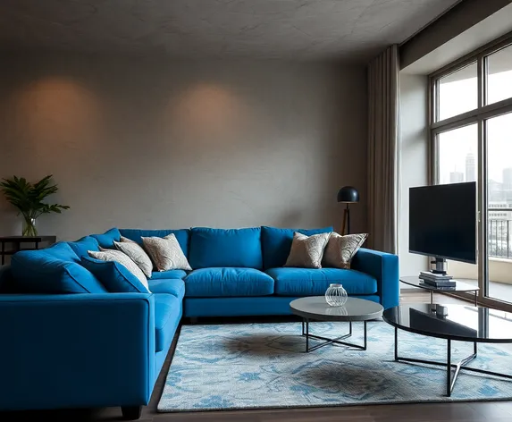 couch blue