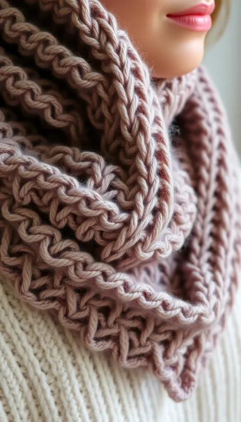 knitted scarf