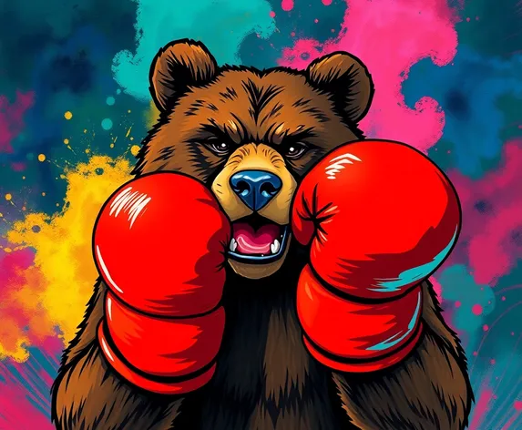 bear boxing gloves