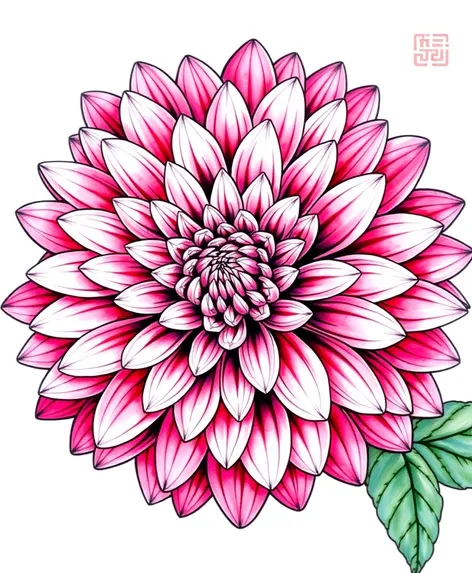 chrysanthemum flower tattoo