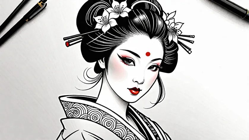 geisha tattoo